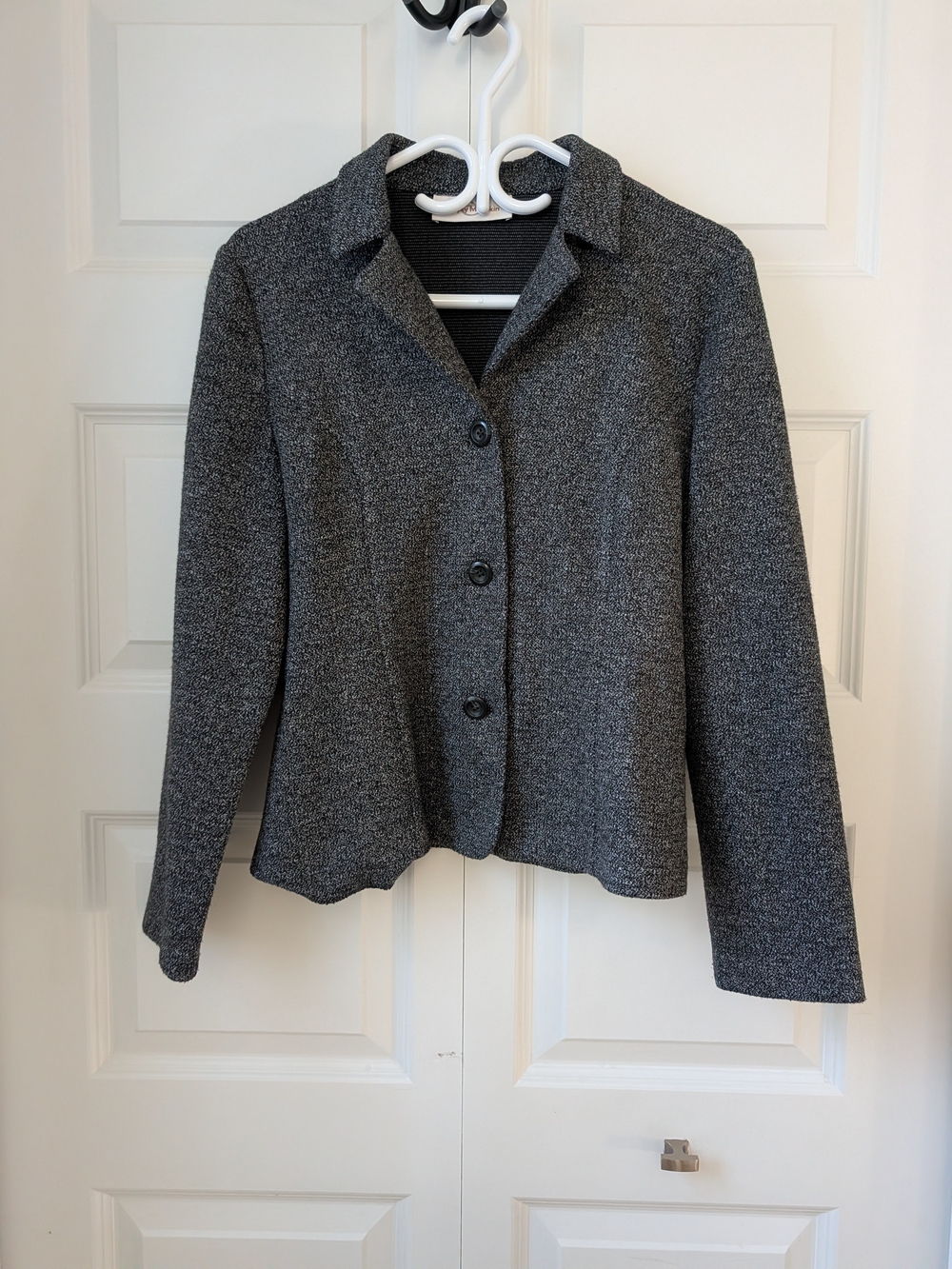 Women’s Gray Button-Front Jacket